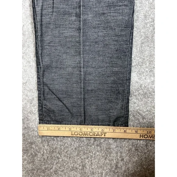 Peter Millar Soft Corduroy Pants Mens Size 35x36 Gray Black Cotton Chino Pockets - Picture 9 of 9